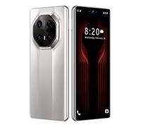 Smartphone Mate70 RS Android 14, 7,3 pollici, 16 GB di RAM, 1 TB di ROM, telefono cellulare Dual SIM, Google Play Store, batteria da 8000 mAh, lunga durata della batteria,White-1TB