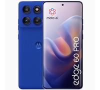 Motorola edge 60 pro con Moto AI (12/512GB, Fotocamera 50+50+10MP, selfie 50MP, Display 6.67" pOLED 120Hz, MediaTek Dimensity 8350, batteria 6000mAh, ricarica 90W, Android 15), PANTONE Dazzling Blue