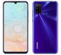 Smartphone Offerta Android 10, DOOGEE N20 PRO (6GB + 128GB) Cellulare, Helio P60 Octa-Core, Fotocamera AI Cinque 16 MP, Schermo FHD+ da 6,3 ", Batteria 4400 mAh, Face ID Impronta Digitale GPS Viola