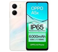 Smartphone OPPO A5x 4GB 128GB Smartphone 6.67" HD+ 45W 6000mAh Resistente IP65 Android 15 Bianco