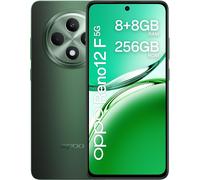 OPPO Reno12 F 5G AI Smartphone, Tripla fotocamera 50+8+2MP, Selfie 32MP, Display 6.67” 120HZ AMOLED FHD+, 5000mAh, RAM 16 GB (8+8) + ROM 256GB, [Versione Italia], Olive Green