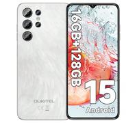 Smartphone OUKITEL C1 Android 15 senza contratto, 16 GB + 128 GB / 1 TB, economico, 6,52" HD+ senza contratto, 5150 mAh, 13 MP + 5 MP, doppio slot SIM 4G 3/impronta digitale/OTG/jack da 3,5 mm ] OUKIT