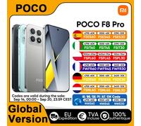 Smartphone POCO F8 Pro 5G, versione globale, con processore Snapdragon. ® 8 Elite Display AMOLED 6,59' con protezione per gli occhi 6210mAh 100W HyperCharge IP68 NFC