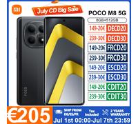 POCO M8 5G 8GB 512GB 6.77" AMOLED 120Hz 5G Dual SIM IP65 Android 14 Nero