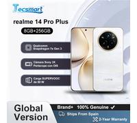 Smartphone - realme 14 Pro Plus 5G Versione globale Sony 3X Periscope OIS Camera Snapdragon7s Gen 3 80W SUPERVOOC Charge IP69