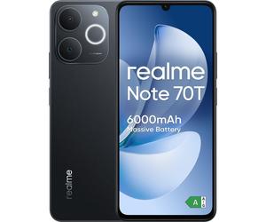 Smartphone Realme Note 70T 4/256GB obsidian black nero