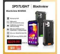 Smartphone robusto Blackview BV8900, Display Android 13 2.4K, telefono cellulare Helio P90 da 16GB + 256GB, aggiornamento termico di FLIR®Telefoni telefoni Green