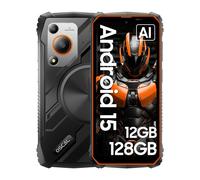 Smartphone robusto OSCAL Marine 1 da 6,56" 4 GB/128 GB Dual SIM 5100 mAh Android 15 Arancione