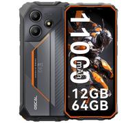 Smartphone robusto OSCAL Marine 2 da 6,56" 4 GB/64 GB Dual SIM NFC 11000 mAh 18 W Android 15 Arancione