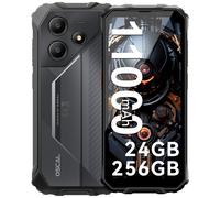 Smartphone robusto OSCAL Marine 2 da 6,56" 8 GB/256 GB Dual SIM NFC 11000 mAh 18 W Android 15 Nero