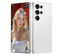 Smartphone S25 Ultra 5G (versione globale), 16 GB di RAM, 1 TB di ROM, schermo intero HD da 7,3 pollici, Android 14, sbloccato di fabbrica, batteria a lunga durata da 8000mAh,White-7.3