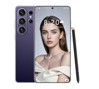 Smartphone S26 Ultra con penna integrata, cellulare senza SIM sbloccato, 16 GB di RAM, 1 TB di ROM, Snapdragon 8 Gen3 (12 core), batteria a lunga durata da 8000mAh, versione globale, Purple-1TB