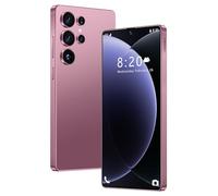 Smartphone S26 Ultra sbloccato 5G con penna integrata, 16GB RAM, 1TB ROM, telefono cellulare Incell HD da 7,3 pollici con schermo intero, batteria a lunga durata da 8000mAh doppia SIM,Rose Gold-1TB