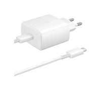 Smartphone SAMSUNG EP-TA845EWE - 45W, USB-C, Ricarica rapida Power Delivery, Super Fast Charge Nero