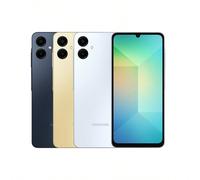 Smartphone Samsung Galaxy A06 4G, versione globale, display da 6,7 pollici HD+, tripla fotocamera da 50MP, batteria da 5000mAh a lunga durata, sblocco con sensore di impronte digitali laterale, USB Ty