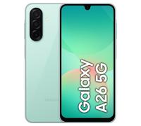 Samsung Galaxy A26 5G, Smartphone con Funzioni intelligenti, Display Super AMOLED 6.7”, 8GB RAM, 256GB, Batteria 5.000 mAh, memoria espandibile, Mint
