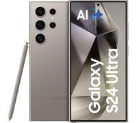 Samsung Galaxy S24 Ultra Smartphone AI, Display 6.8'' QHD+ Dynamic AMOLED 2X, Fotocamera 200MP, RAM 12GB, 512GB, 5.000 mAh, Titanium Gray
