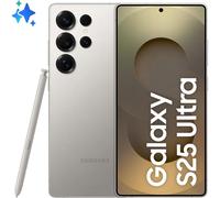 Samsung Galaxy S25 Ultra Smartphone AI, Display 6.9'' QHD+ Dynamic AMOLED 2X, Fotocamera 200MP, RAM 12GB, 256GB, 5.000 mAh, Titanium Gray