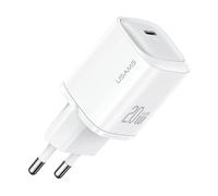 USAMS Caricabatterie compatto e veloce*gan* USB-c 20w Pd E Pps Bianco