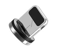 Smartphone USAMS US-SJ157, magnetico Lightning, Alluminio, Confezione 1, Apple, Argento