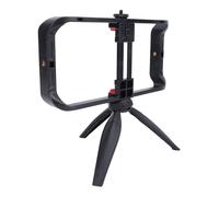 Smartphone Video Rig Filmmaking Stabilizer with Tripod Cold Shoe & 1/4” Screw