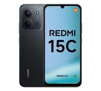 Xiaomi Redmi 15C - Smartphone da 4 + 128GB, Nero Medianoch, Schermo da 6.9" 120Hz, MediaTek Helio G81-Ultr, Fotocamera da 50MP, 6000mAh, Non include caricabatterie