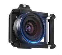 Smartphone Zoom Lens 10-20X Teleobiettivo Clip On Camera Lens Kit per iPhone per Samsung per Android Accessori Fotografia Cellulare Nero Alluminio