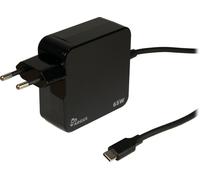 Smartphone Zubeh?Ýr Charger USB-C 65W Black INTER-TECH PD-2065 NUOVO