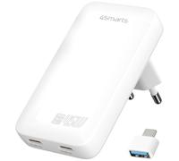 Smartphone Zubehor 4smarts Netzladegert FlatPlug Slim Dual NUOVO