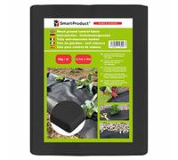 SmartProduct 2,1m x 5m Telo Pacciamatura da Giardino permeabile, Resistente ai Raggi UV e duraturo 50gsm, Barriera per Erbaccia, Teli pacciamante antistrappo