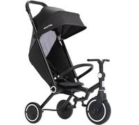 smarTrike Wonder Max Foldable Toddler Tricycle - Portable Kids Trike for Ages 10 mesi - 4 anni - Jet Black
