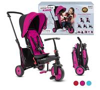 smarTrike STR3 Triciclo pieghevole per bambini, con certificazione per passeggino, per 1,2,3 anni, Rosa