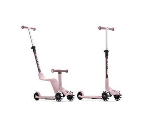 smarTrike Xtend Toddler Ride On Scooter Toy, Ages 1-12, Foldable Scooter for Kids with XL LED Wheels, Pink