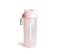 Smartshake Lite - Bottiglia shaker per proteine da 1000 ml, a prova di perdite, per scuotere proteine, in polipropilene trasparente, senza BPA e DEHP, per uomini e donne, in cotone, rosa