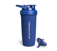 Smartshake Reforce - Shaker per proteine in acciaio inox, 900 ml, tappo a vite a tenuta stagna, senza BPA, unisex, blu navy