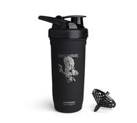 Smartshake Rockband Reforce - Shaker per proteine in acciaio inossidabile, 900 ml, coperchio a vite a tenuta stagna, senza BPA, non isolato, unisex (logo Iron Maiden, Killers)