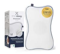 smartsleep Cuscino cervicale Recovery Pillow - Cuscino ergonomico in memory foam con cavità testa, supporto HWS per chi dorme sulla schiena e sul lato