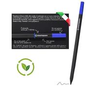 smartsquare Matita Ecologica con Grafite 100% Riciclata, Gomma incorporata Blu, Non sporca e Non si rompe, Made in Italy