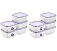 SmartStore Contenitori salvafreschezza con coperchio e organizer per frigorifero, set da 5 x 0,5L, adatti per frigorifero e congelatore, senza BPA, set da congelatore (Confezione da 2)