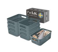 SmartStore Essence Cesto contenitore medio con manici 7x 5,6 L Grigio