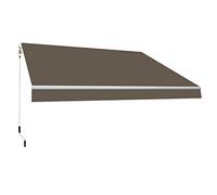 SmartSun Tenda da sole per esterni con terrazza manuale 3 x 2-4 x 2,5 m (poliestere, 4 x 2,5 m