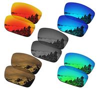 SmartVLT Set di 5 lenti di ricambio da uomo per occhiali da sole Oakley Mainlink Combo Pack S02