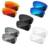 SmartVLT Set di 5 lenti di ricambio da uomo per occhiali da sole Oakley Si Ballistic Det Cord OO9253, confezione combinata S01