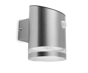 Smartwares Applique Solare da Esterno con Sensore di Movimento - Luce Bianco Caldo - 75 lm - Impermeabile - Senza Fili - Illuminazione solare per Ingresso, Terrazza, Facciata o Sentiero - 10.045.82