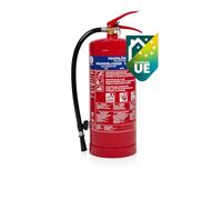 Smartwares Estintore a polvere - 6 kg - per incendi ABC - Adatto per veicoli e abitazioni - Supporto incluso - FEX-15162