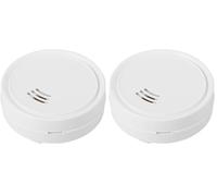 SMARTWARES Mini rilevatore di acqua, Ø 6,3 cm, con allarme silenzioso da 85 dB, protezione da danni dovuti all'acqua. (Confezione da 2)