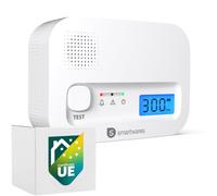 Smartwares Rilevatore di Monossido di Carbonio Sensore di 10 anni Batterie da 3