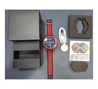 Smartwatch 4G con Fotocamera Rotante e Slot per Scheda SIM, Vivace Touch Screen da 1,75" per Comunicazione e Sport, Orario di Lavoro 24 Ore su 24 (Rosso oro)