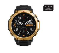Smartwatch Amazfit T-Rex 3 Pro 48 mm Oro, Schermo AMOLED 1,5 , GPS, Wi-Fi, Cinturino in Silicone Nero - Nouvo