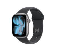 Apple Watch Series 11 GPS + Cellular 42mm Cassa Alluminio Grigio Siderale con Sport Band Nero - S/M Apple